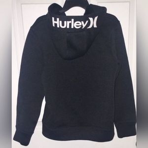 Hurley Girl's Size M Charcoal Gray Hoodie  EUC Like New